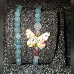 Natural stones stretch Bracelts